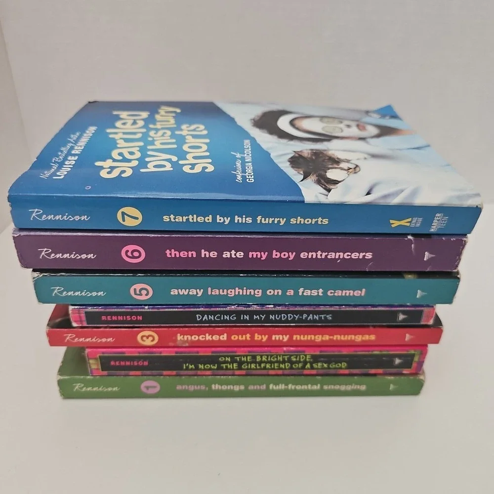 Confessions of Georgia Nicolson Books 1-7 Lot - Louise Rennison YA Series
